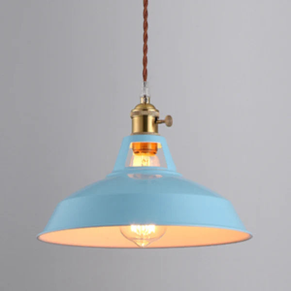 SUSPENSION LED EN MÉTAL COLORÉ LOFT