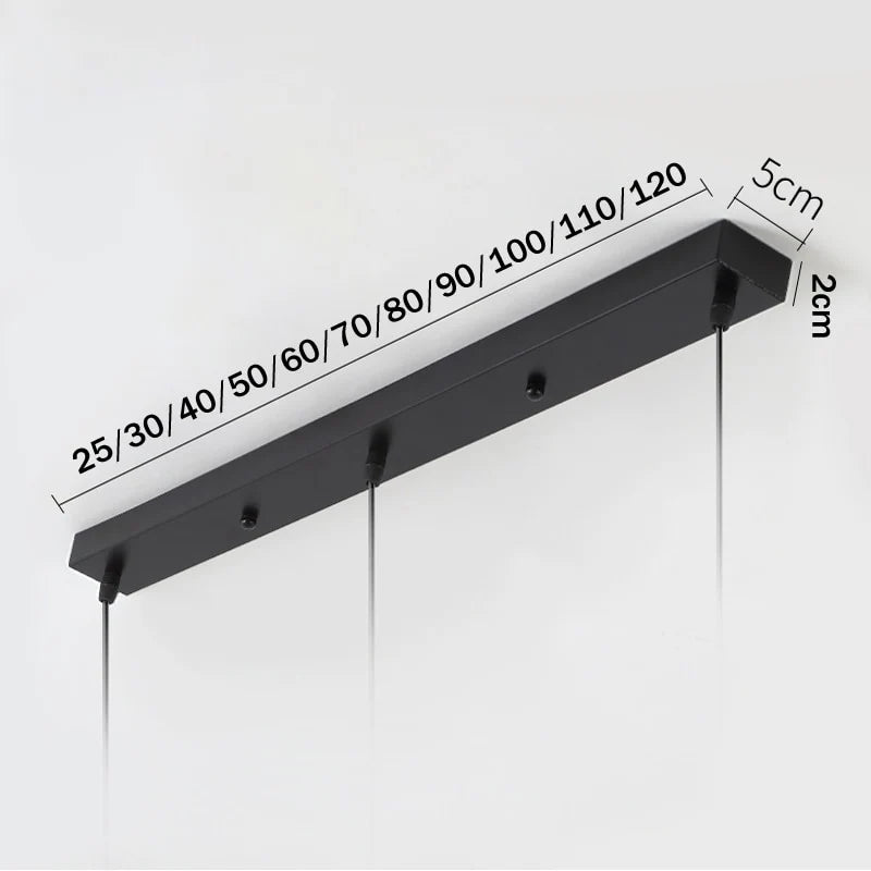 SUPPORT SOCLE LONG SUSPENSION JUSQU'À 5 TROUS (NOIR OU BLANC)