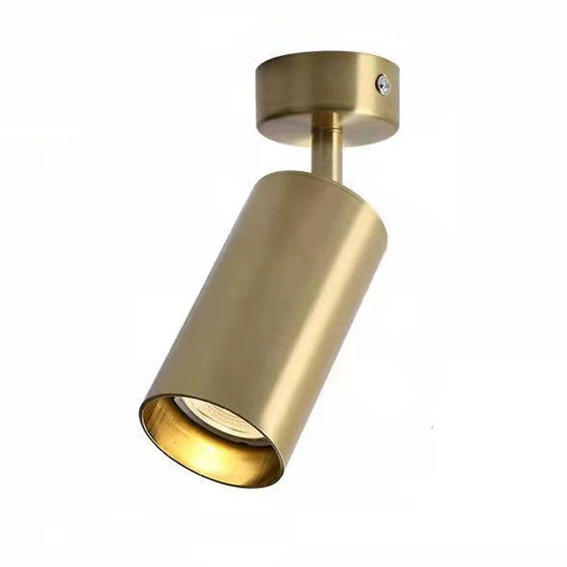 BARRE SPOTS LED EN ALUMINIUM NOIR ET DORÉ GOLDEN