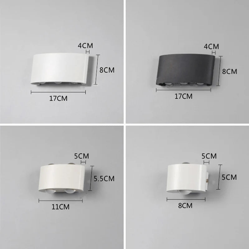 APPLIQUE EXTÉRIEUR LED PORCH  (NOIR OU BLANC)
