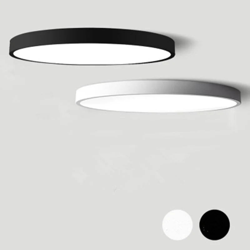 PLAFONNIER LED DESIGN ARRONDI ET PLAT (PLUSIEURS TAILLES)