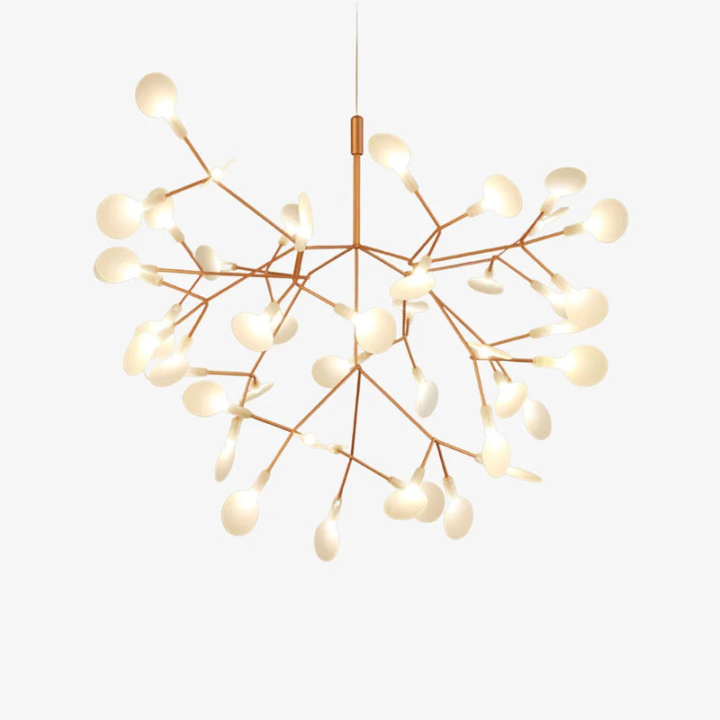 SUSPENSION DESIGN MODERNE LED ARBRE COULEUR CUIVRÉ OU NOIR HOME