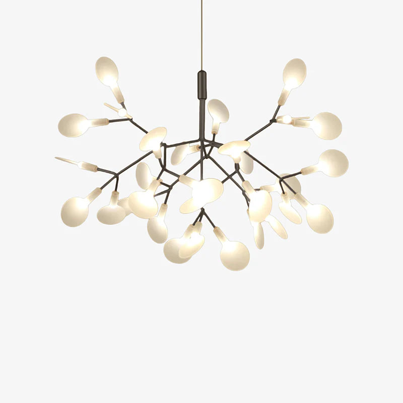 SUSPENSION DESIGN MODERNE LED ARBRE COULEUR CUIVRÉ OU NOIR HOME
