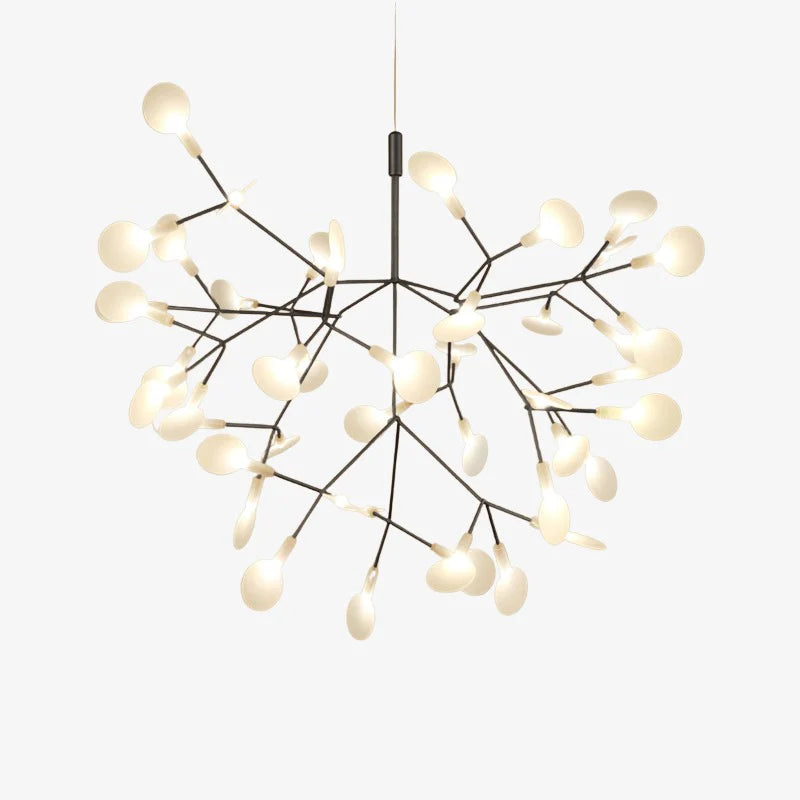 SUSPENSION DESIGN MODERNE LED ARBRE COULEUR CUIVRÉ OU NOIR HOME
