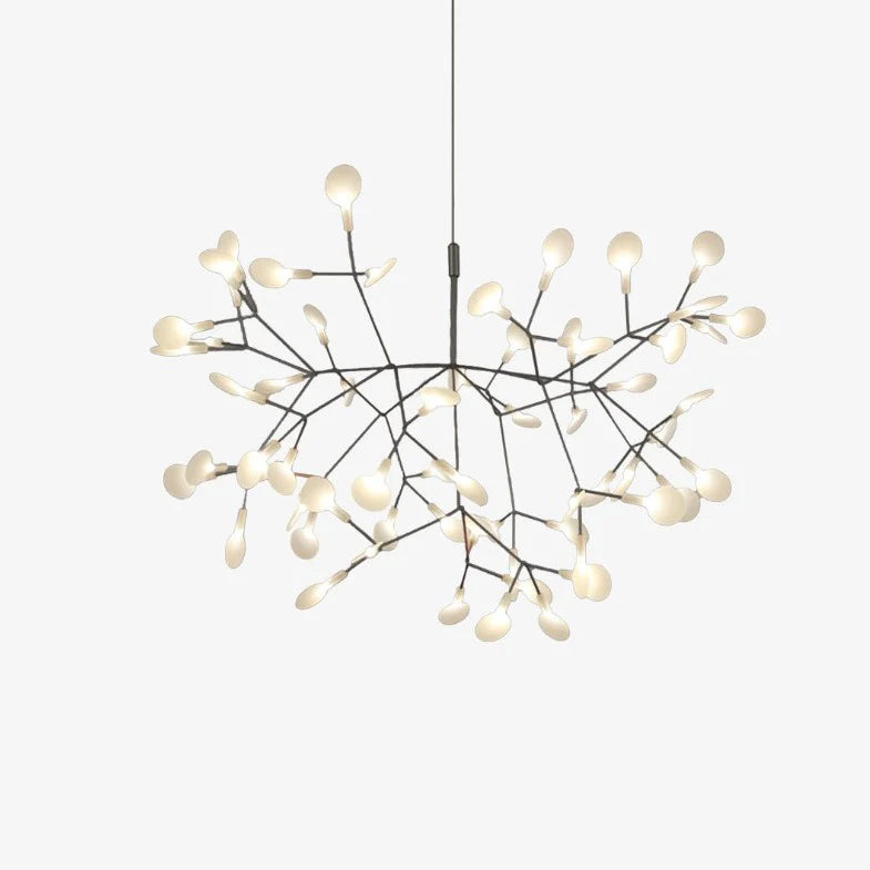SUSPENSION DESIGN MODERNE LED ARBRE COULEUR CUIVRÉ OU NOIR HOME